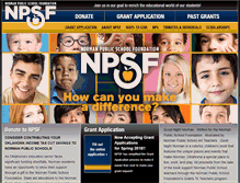 Tablet Screenshot of npsfok.com